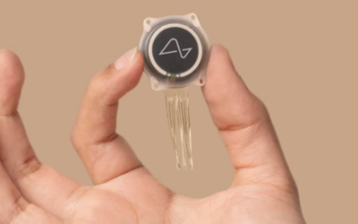 Neuralink implanted in a human brain