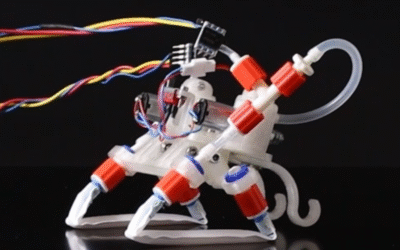 This soft robot “thinks” with its legs