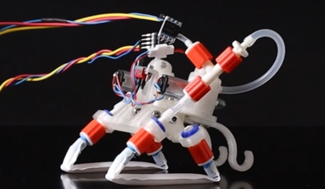 This soft robot “thinks” with its legs