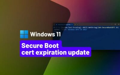 Secure Boot Certificate Update