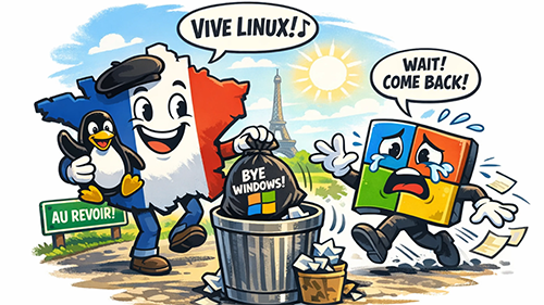 France to replace Windows OS For Linux